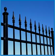 Picture of Wrought Iron Fence with spears